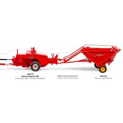 UNIVERSAL HOBBIES - Ballenpresse MASSEY FERGUSON 224 - 1/32 - UH6775 - Bild 7 von 7