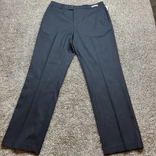 Perry Ellis Portfolio Pants Mens 33x32 Blue Classic Fit Travel Luxe Non Iron