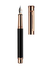 Otto Hutt Design 04 Füllfederhalter Glanz Schwarz Roségold