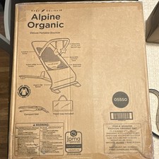 Baby Delight Alpine Organic Portable Infant Bouncer w/ Toy Bar Brand New