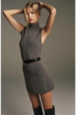 Vestido Suéter Refomation Holland Cashmere Cuello Alto S Pequeño