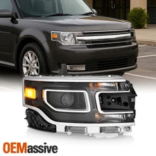 For 2013-2019 Ford Flex HID|Xenon w/LED DRL Projector Headlight Passenger Side