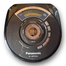 Panasonic Portable CD Player, Black Gray SL-MP353J- TESTED GOOD