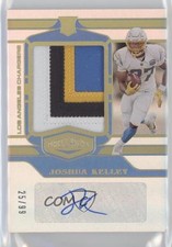 2020 Panini Plates & Patches Rookie 25/99 Joshua Kelley #RPA-JY Patch Auto 0zg6