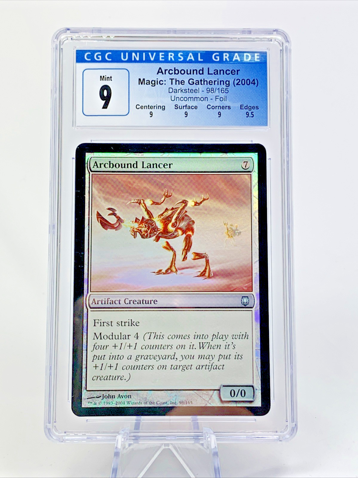 CGC 9 - 2004 ARCBOUND LANCER Darksteel FOIL Graded MTG Magic the Gathering Card