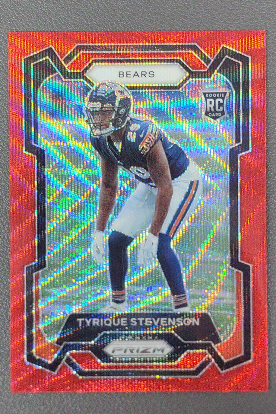 Tyrique Stevenson Panini Prizm #316 Red Wave