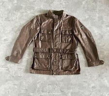 🌰 Rare Belstaff 1981 roadmaster tobacco / chestnut brown wax jacket 42 large 🌰