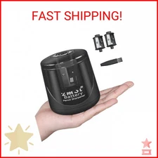 ZMOL Battery Powered Electric Pencil Sharpener,Small Battery Operated Colored Pe