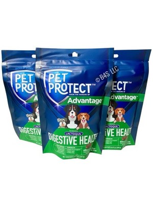 Pet Protect Dog Probiotic Digestive Supplement 3 Pack Exp 07/2026