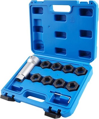 Axle Spindle Thread Repair Kit 10pc Chaser Rethread Tool Dies M20 M22 M24 13/16