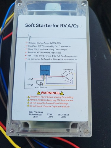 Soft Start For RV Air Conditioner With a Small Generator RV A/C Starter Unit - 第 3/13 張圖片