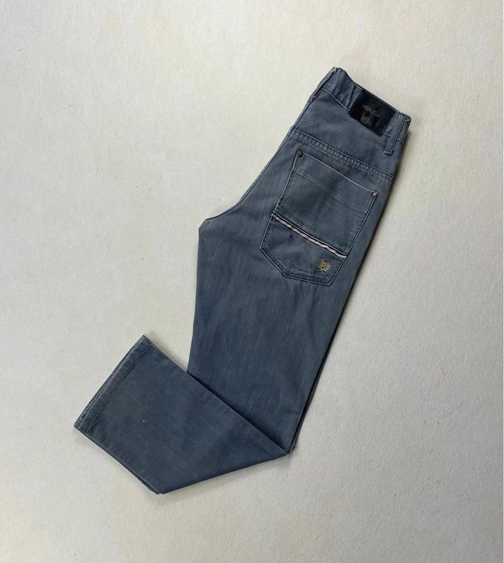 Baggy Phat Farm Classics Vintage Coupe droite 100% coton Unisexe Gris Taille 32 - Photo 1/4