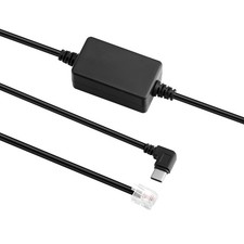 USB-C to RJ11 Plug Cable for Escort Passport 9500i 8500 X50,Solo S2,S3,Pro RX55