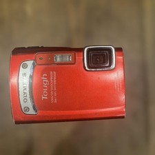 OLYMPUS TOUGH TG-310 Red Compact Digital Camera Tested Working Seller Japan