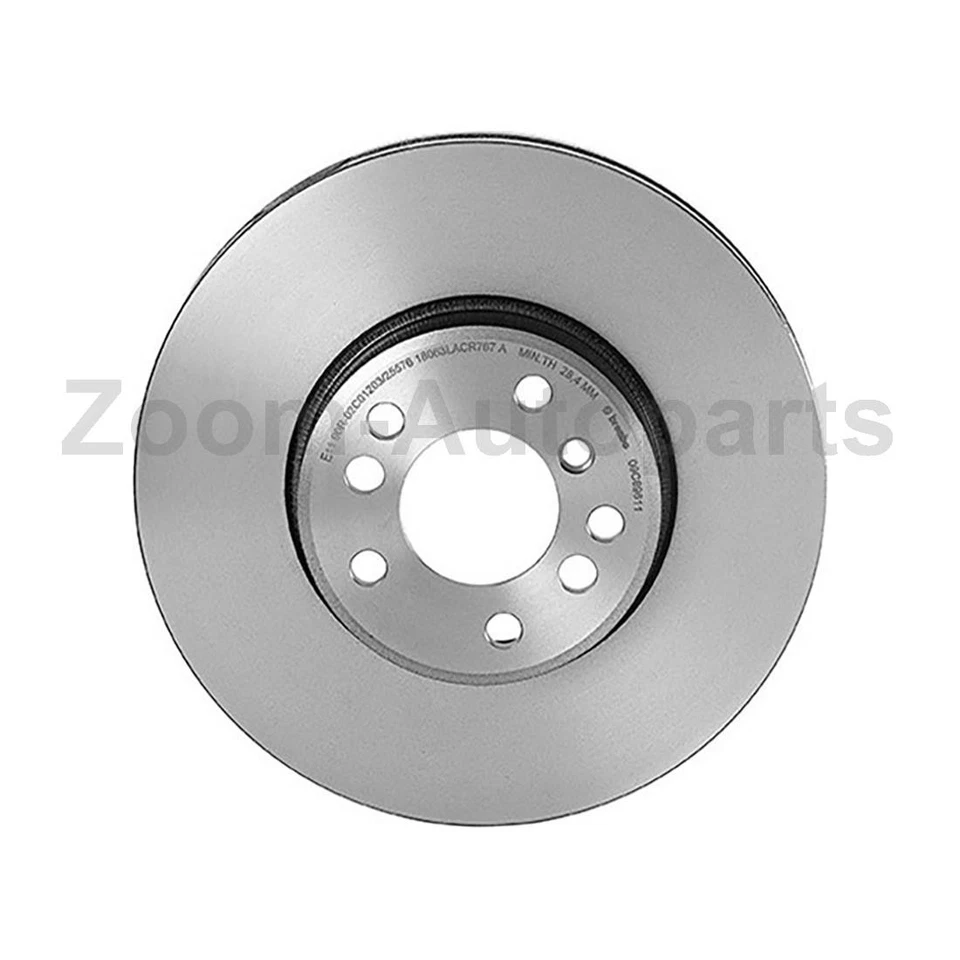 Kit de rotores de freno delanteros y pastillas de freno Brembo OE para BMW X5 2000-2006 Foto 4 de 4