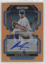 2022 Panini Prizm Draft Picks Neon Orange 2/20 Max Rajcic #PDP187 Auto 17di