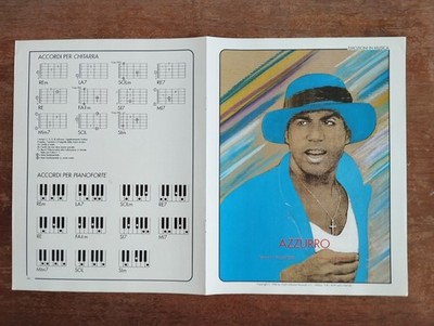 SHEET MUSIC AND LYRICS EMOTIONS IN MUSIC AZZURRO CELENTANO