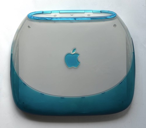 Apple iBook G3 Clamshell Laptop Blueberry 300MHz Vintage getestet Japan MG01 3,5 - Bild 3 von 10