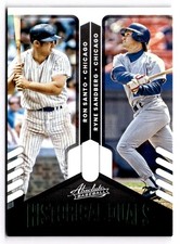2022 Absolute Historical Duals Ryne Sandberg, Ron Santo #HD-RR  Chicago