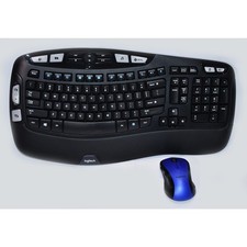 Logitech MK550 Wireless Wave Keyboard Mouse Combo Tested Works 0626