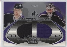 2003 SP Game Used Edition 7/99 Ziggy Palffy Zigmund Roman Cechmanek #DF-PC 2a8