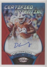 2018 Certified Potential Signatures Mirror Red 54/75 DeAndre Goolsby Auto fm0