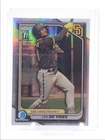 LEO DE VRIES 2024 BOWMAN CHROME 1ST REFRACTOR PADRES /499 Q2885