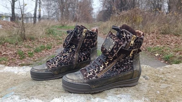 Women Candice Cooper Boots Black Leather 38
