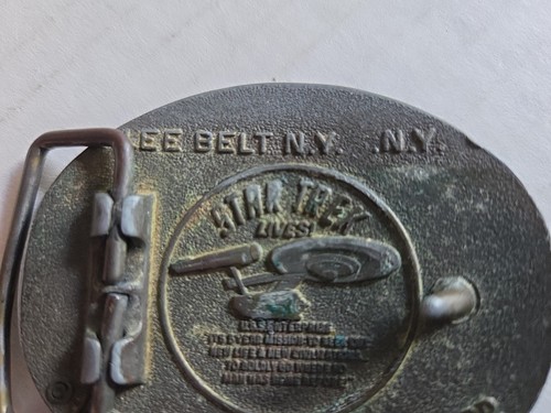 Vintage 1976 STAR TREK Belt Buckle ( LEE BELT, NY, NY) - Picture 4 of 5