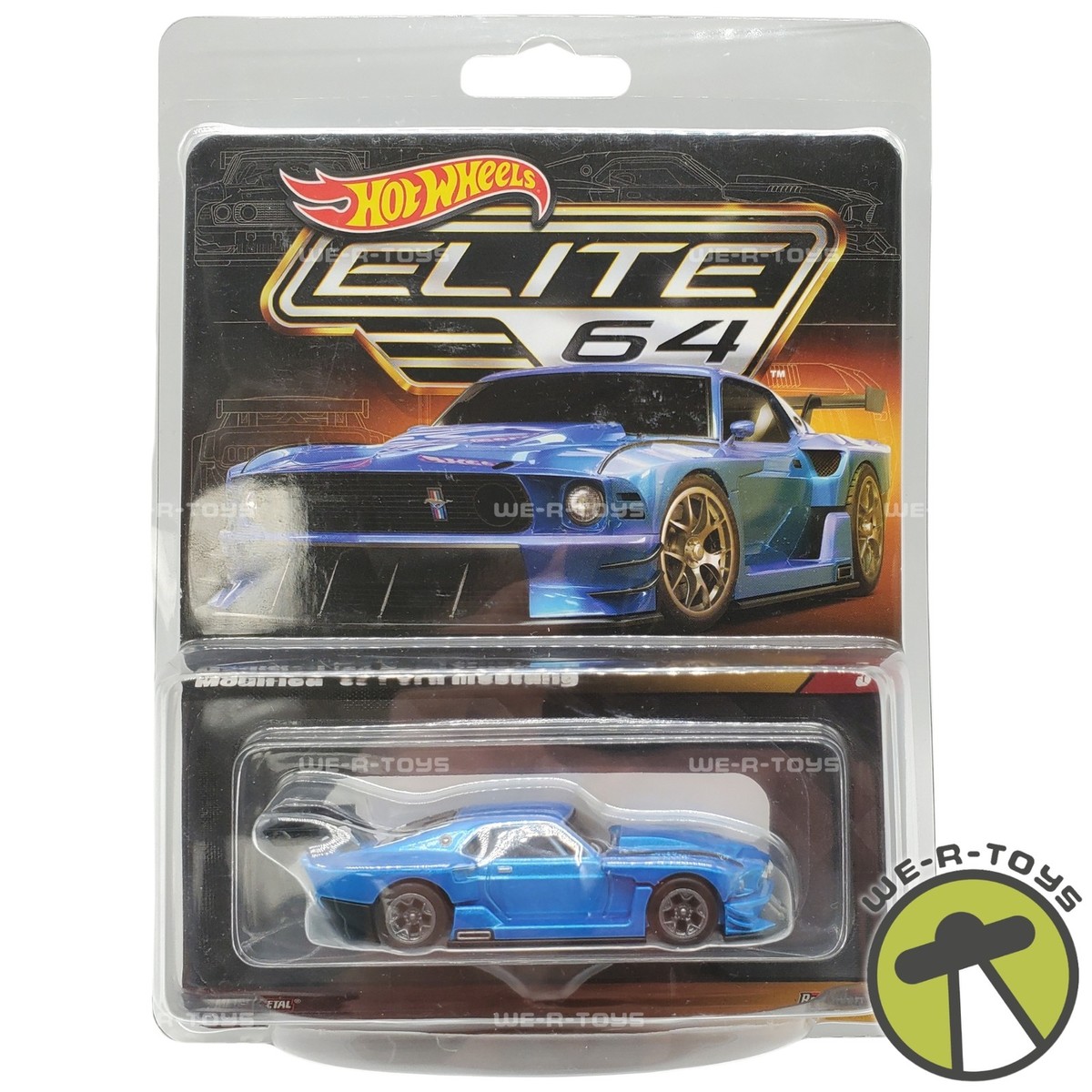 Hot Wheels Elite 64 Modified '69 Ford Mustang Vehicle Mattel