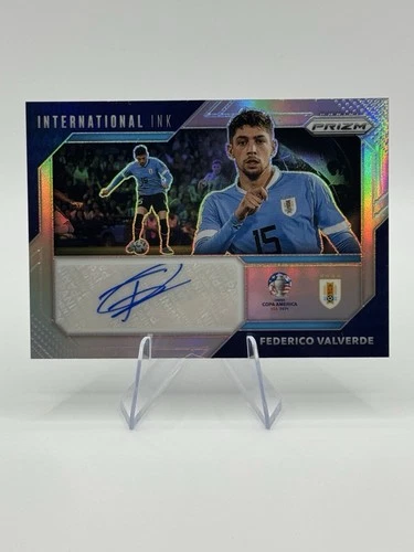 2024 Panini Prizm Copa America - Federico Valverde Silver /99 Auto Uruguay