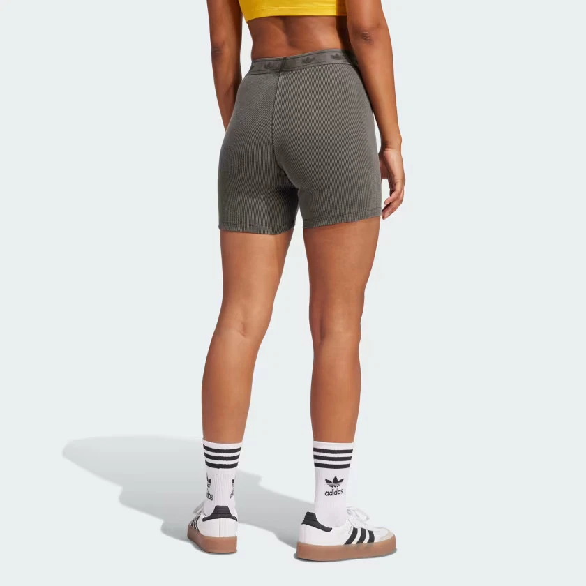 adidas women Ribbed Booty Shorts - Image 2 of 4