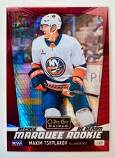 2023 O-Pee-Chee Platinum Hockey Maxim Tsyplakov Red Prism Rookie 78/199