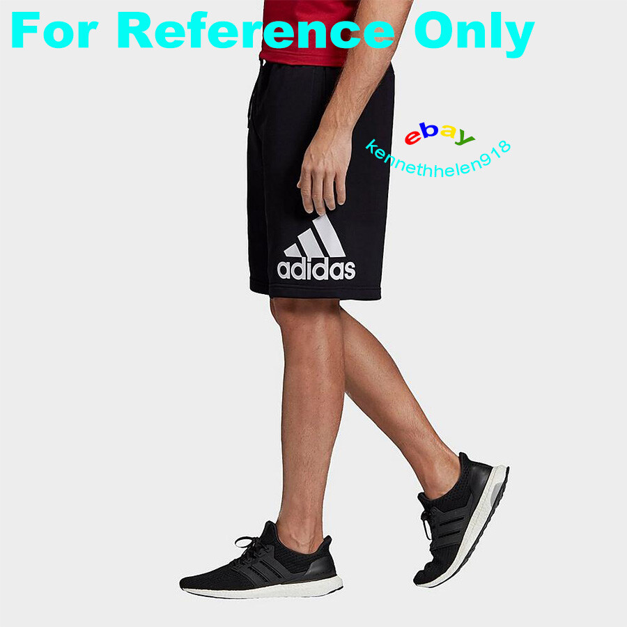 ADIDAS LOUNGEWEAR MUST HAVES BADGE OF SPORT SHORTS DX7662 BLACK MENS SIZE MEDIUM image 6