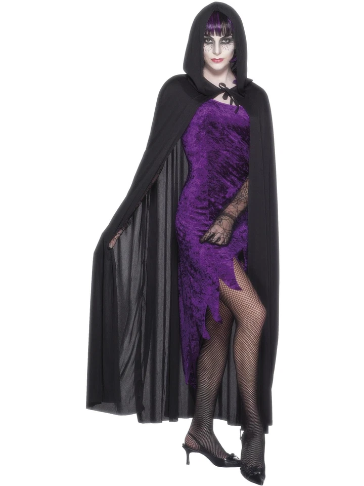 Disfraz de vampiro con capucha Smiffys Cape, negro, Foto 3 de 3