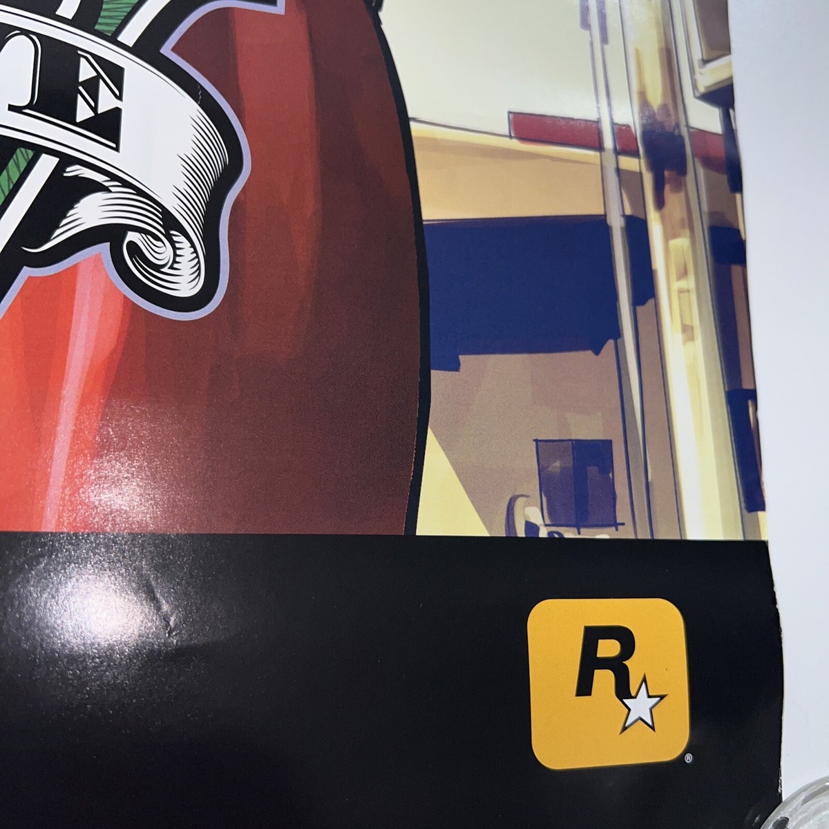 Grand Theft Auto GTA 5 Game Store Double Sided Promo Poster Spring