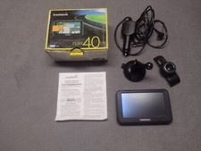 Garmin NUVI 40 LM GPS System Automotive Free Lifetime Maps Original Box Used