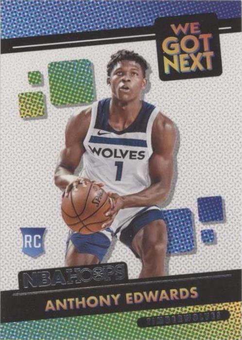 2020-21 Panini NBA Hoops - Anthony Edwards #1 - 1 of 2