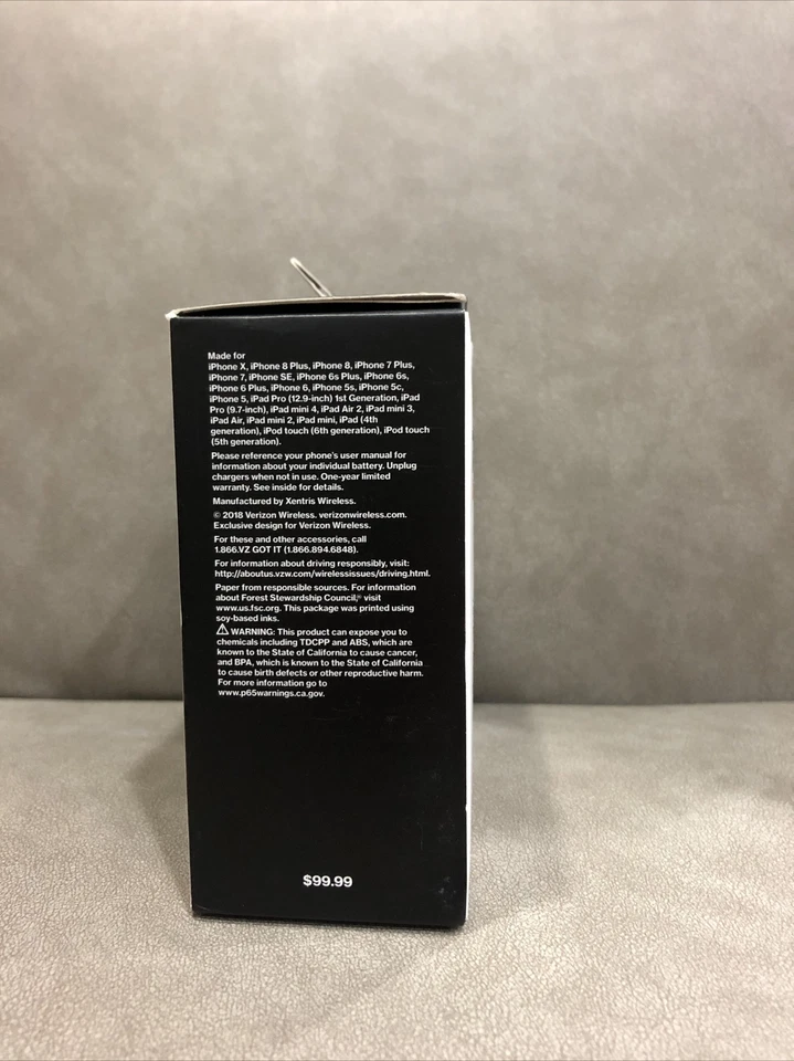 Verizon Wireless Charger Combo Pack, iPhone Charging Pad+Battery Pack+Chargers - Image 2 of 4