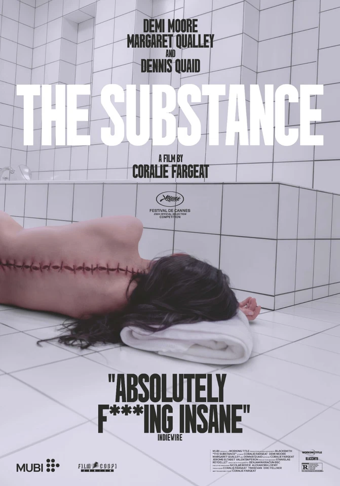 The Substance movie poster (c) - Demi Moore, Margaret Quailley - 11" x 17"