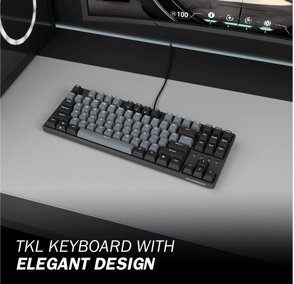 DURGOD Taurus K320 キーボード 本体 Amazon.com: DURGOD Taurus K320 TKL Mechanical Gaming