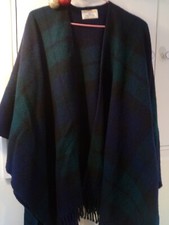 Vintage James Pringle Weavers Pure New Wool Cape
