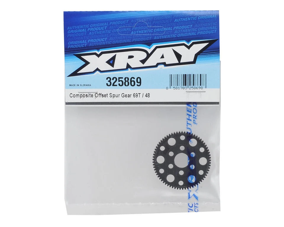 XRAY Hauptzahnrad für Tuning Slipper Eliminator 69 Zähne 48dp XRA325869 XB2 2025 - Bild 2 von 2