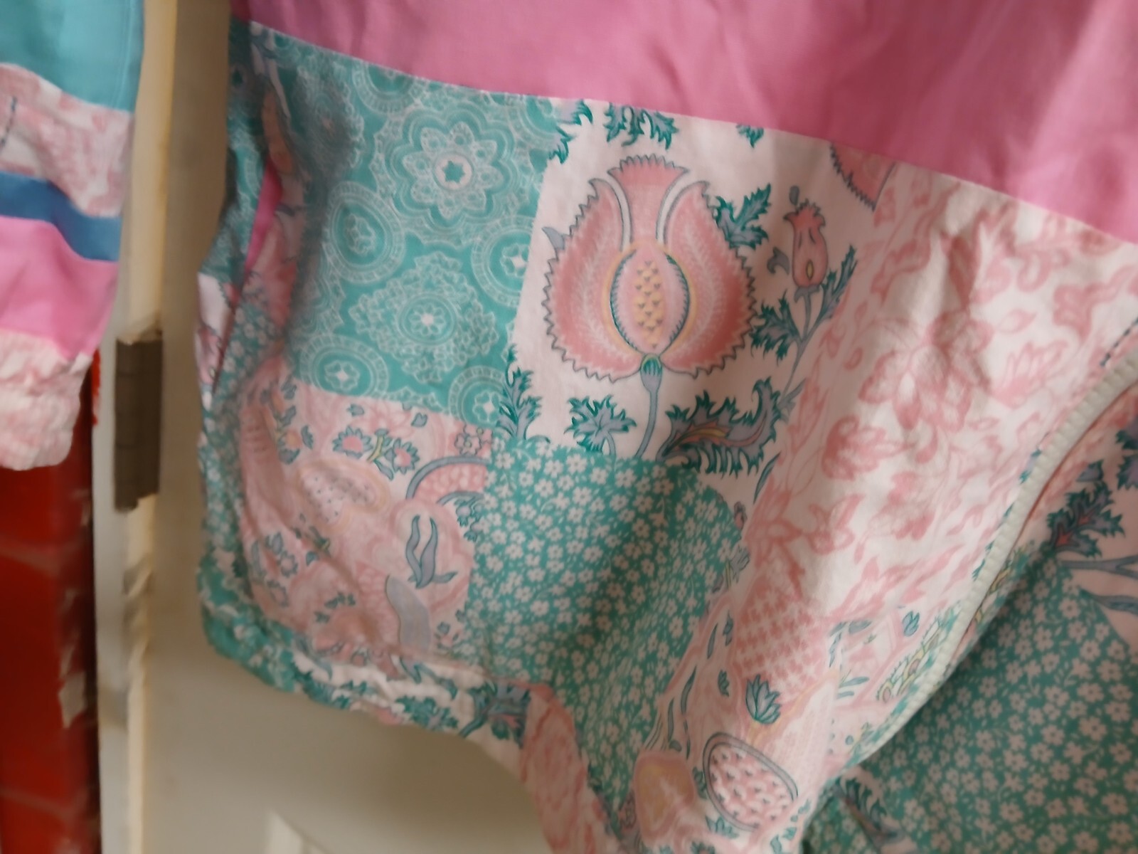 Custom Made Patchwork Women's Zip Up Jacket Lined… - image 4