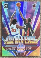 2021-22 Donruss Optic Air Defense Purple Prizm Bam Adebayo Miami Heat #4