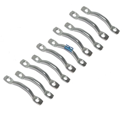 Stahl Chrom 10 Stk. 72mm Zurrösen Türösen Für Jeeps Willys Ford