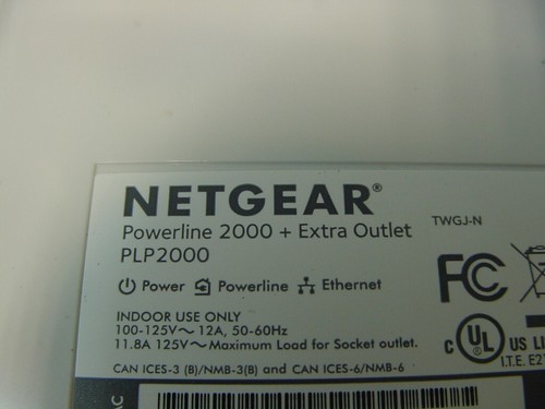 NETGEAR POWERLINE 2000 + EXTRA OUTLET PLP2000 - Photo 3/3