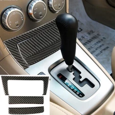 Carbon Fiber Central Storage Panel Sticker Trim Fit For Subaru Forester 2005-08