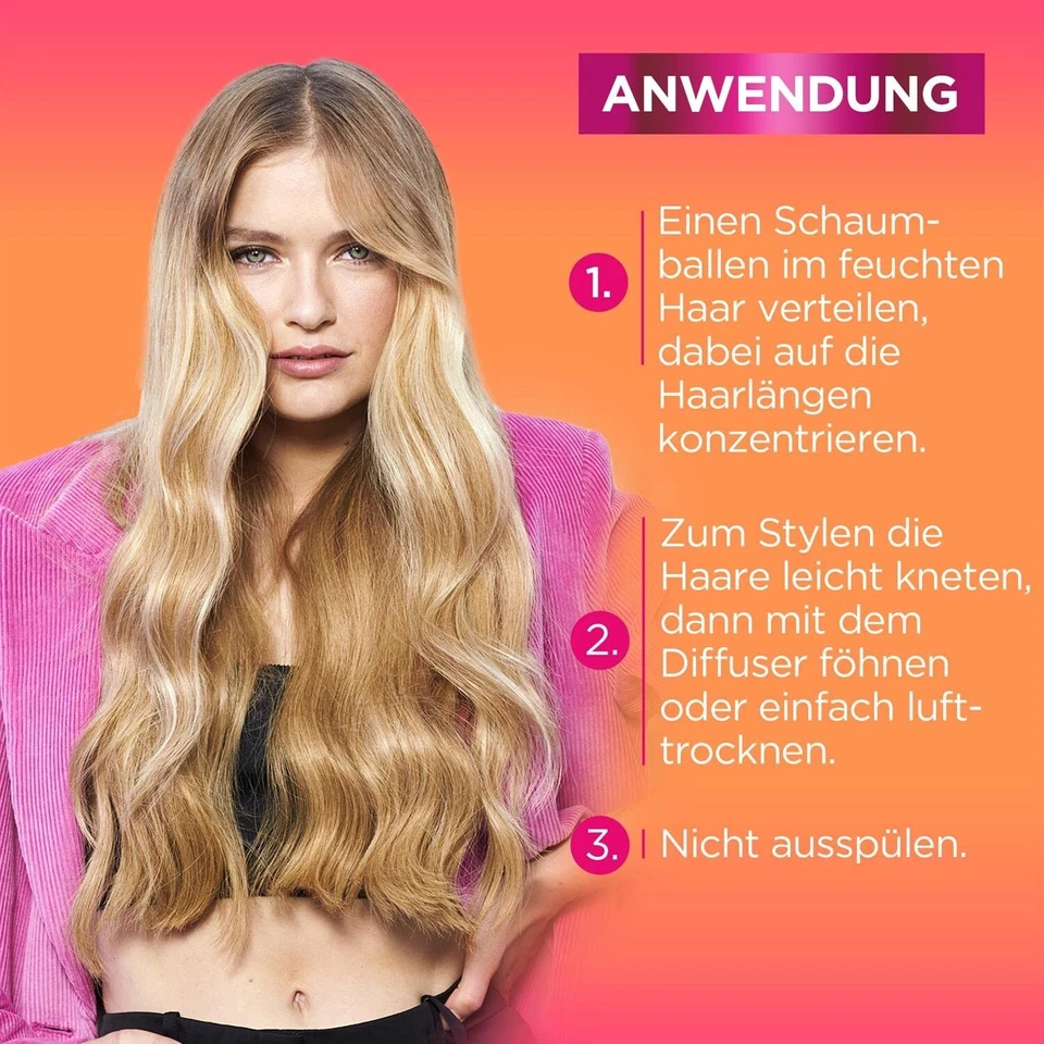 L'Oréal Paris Elvital Schaumfestiger für Locken und Wellen,Dream 1 x 200 ml - Bild 4 von 4