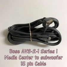 BOSE AV 3-2-1 321 Series I Subwoofer to Media Center 15 Pin 10' Link/Cable/Wire